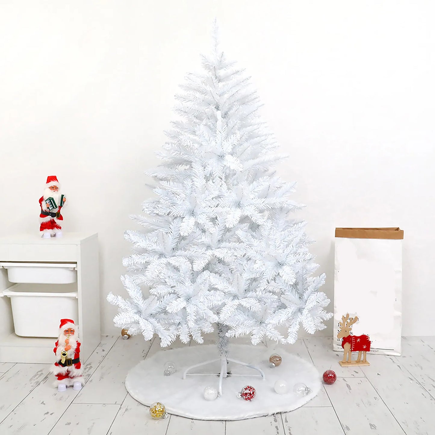 White Artificial Christmas Tree For Home Office Holiday Party Decoration Whole Christmas Tree Christmas Home Decoration