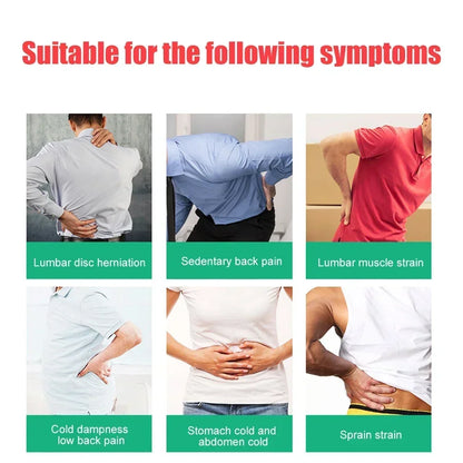 Thermal Magnetic Kidney Belt, Tourmaline Self-Heating Waist Brace - Pain Relief for Sciatica & Lower Back, Improve Kidney Health