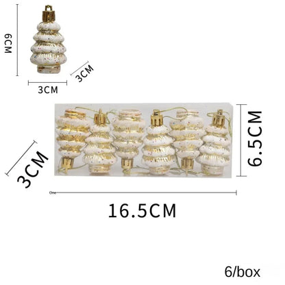 Red Christmas Hanging Decoration Electroplated Pinecone Acorn Owl Xmas Ornament Ball Festival Shopwindow Christmas Tree Ornament