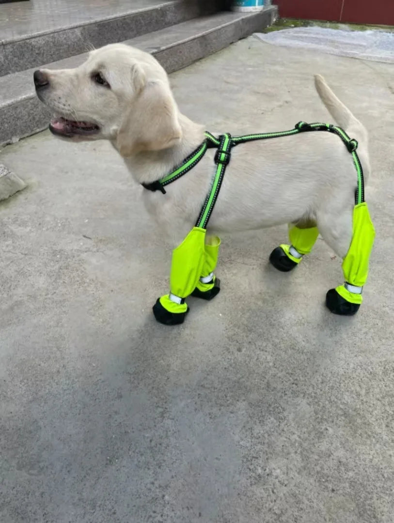 Outdoor Dog Boots Anti-Dirty Shoes Pet Waterproof All Seasons