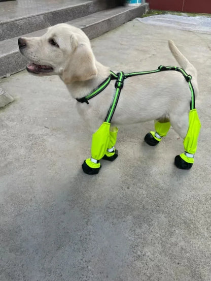 Outdoor Dog Boots Anti-Dirty Shoes Pet Waterproof All Seasons