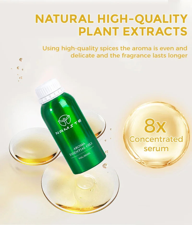 Aroma Diffuser Perfume Fragrance Oil Pure Scented Air Freshener for Scent Diffusers Namste 100ML Essential Oil Diffuser Natural