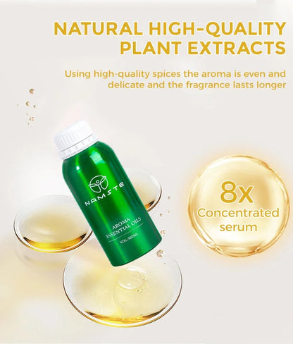 Aroma Diffuser Perfume Fragrance Oil Pure Scented Air Freshener for Scent Diffusers Namste 100ML Essential Oil Diffuser Natural