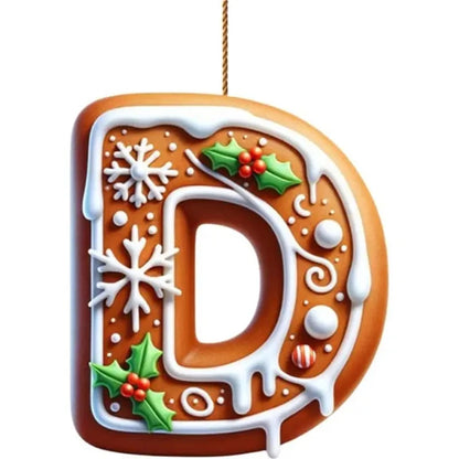 Christmas Ornaments DIY Decoration New Year Nativity Hanging Tree Holiday 26 Christmas Decoration Letters Navidad 2026 New