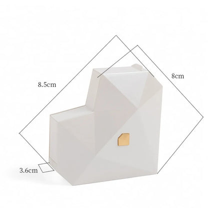 Luxury Heart Shaped Diamond Ring Box Automatic Pop-up Portable Jewelry Box Jewelry Storage Box Proposal Wedding Case For Girl