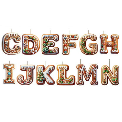 Christmas Ornaments DIY Decoration New Year Nativity Hanging Tree Holiday 26 Christmas Decoration Letters Navidad 2026 New