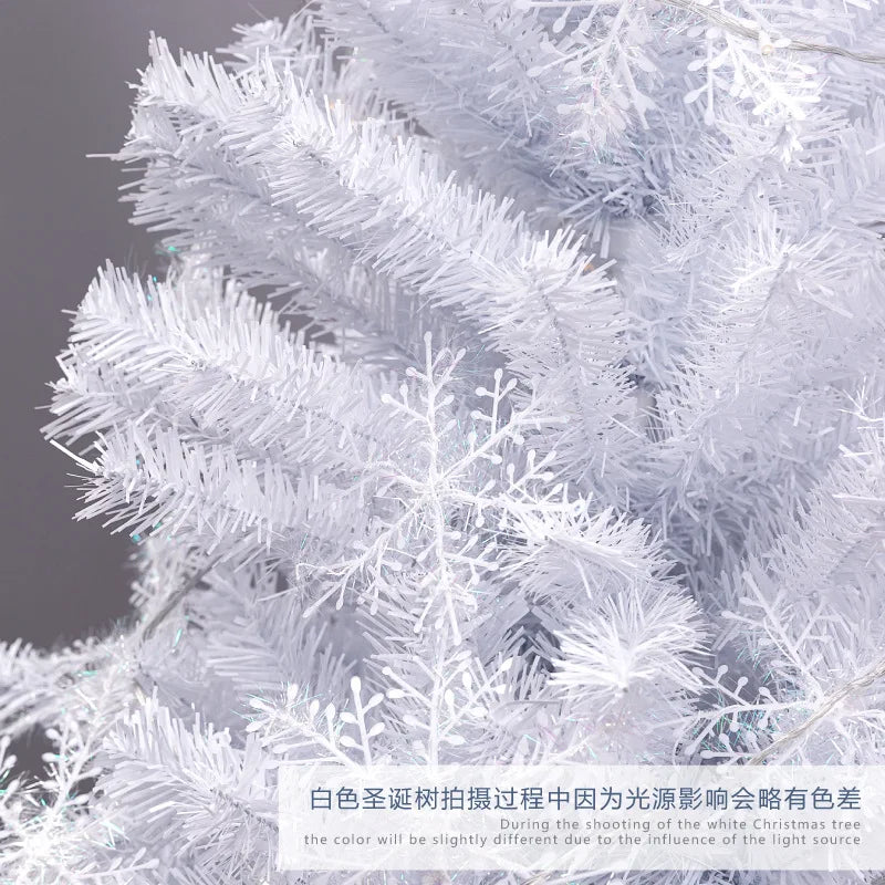 Pink/Green/white Christmas Tree 210cm/180cm/150cm Large Artificial Xmas Tree Retardant Fir Tree Decorative  Ornaments