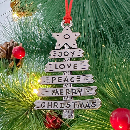 Christmas Tree Hanging Ornament Metal Christmas Pendant for Living Room Home DIY Decorations Crystal Catcher Drop Ornaments