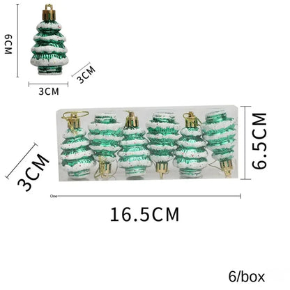 Red Christmas Hanging Decoration Electroplated Pinecone Acorn Owl Xmas Ornament Ball Festival Shopwindow Christmas Tree Ornament