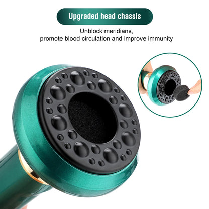 Electric Cupping Heating Massager Vacuum Suction Cup GuaSha Anti Cellulite Beauty Health Scraping Infrared Heat Slimming Massage