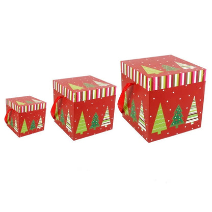 Christmas Gifts Boxes Present Decoration Chocolate Candy Cookie Packaging For Indoor Holiday Party Decor Navidad New Year