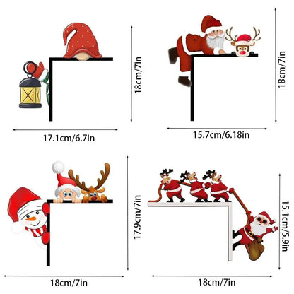 Christmas Ornament Christmas Party Decoration 2025 Xmas Santa Claus Snowman Pendants Navidad Natal New Year Gift 2026