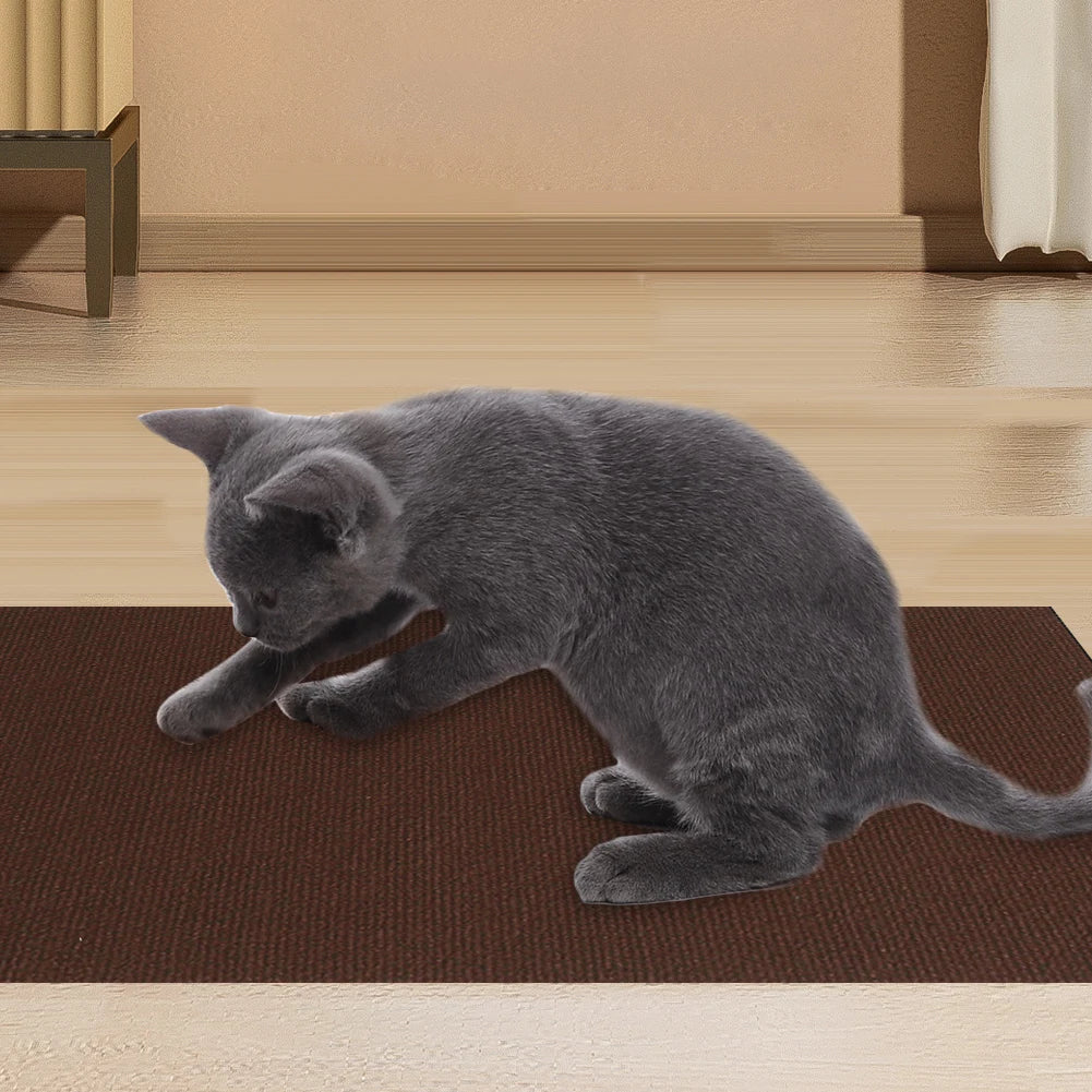 Cat Scratching Mat Self-Adhesive Trimmable Carpet Cat Scratching Post Carpet For Sofa Funitures Protective Mat Pet Accessories