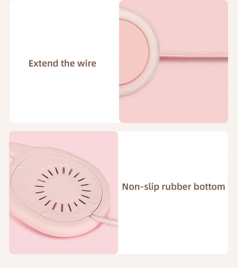 220V Cup Heater Coffee Mug Cup Mat Warmer Heating Pad for Home Office Milk Tea Coffee Heater Auto-off For Friends Gift