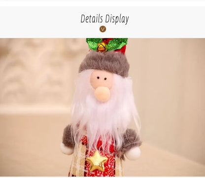 Christmas Ornaments Red Star Christmas Tree Pendant Xmas DIY New Year 2023 Party Gifts Noel Supply Navidad 2022 Home Decor