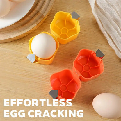 Egg Shell Cracker Breaker Opener Remover Separator for Hard Boiled Raw Eggs,Kitchen Hard Boiled Egg Peeler Egg Shell Opener Kit