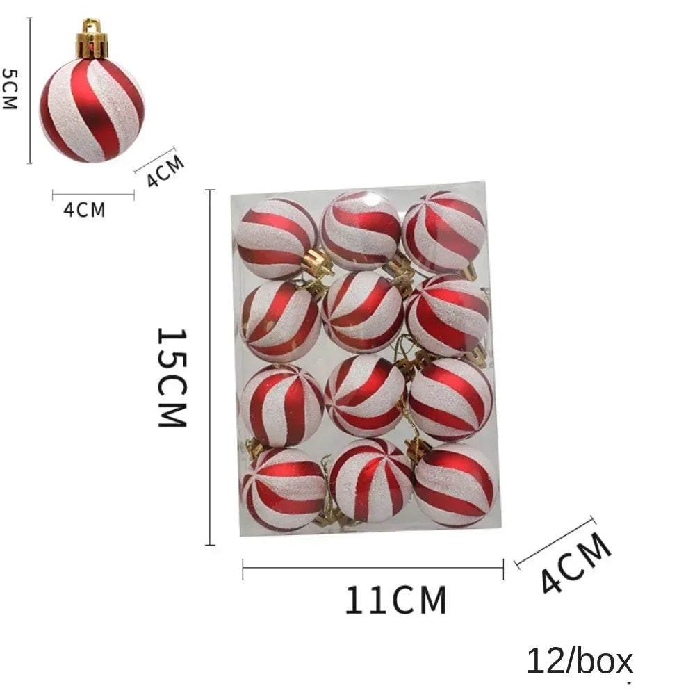 Red Christmas Hanging Decoration Electroplated Pinecone Acorn Owl Xmas Ornament Ball Festival Shopwindow Christmas Tree Ornament