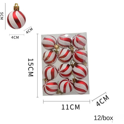 Red Christmas Hanging Decoration Electroplated Pinecone Acorn Owl Xmas Ornament Ball Festival Shopwindow Christmas Tree Ornament