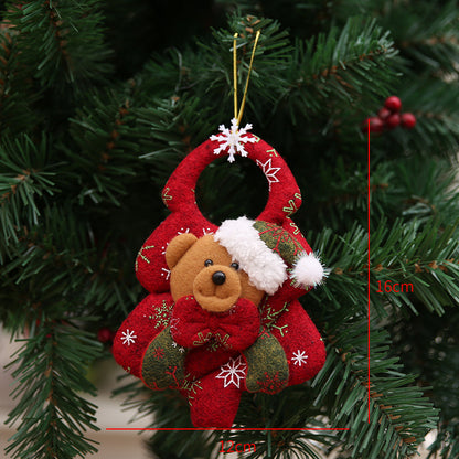 Christmas Ornaments Red Star Christmas Tree Pendant Xmas DIY New Year 2023 Party Gifts Noel Supply Navidad 2022 Home Decor