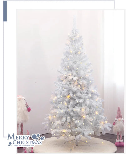 Pink/Green/white Christmas Tree 210cm/180cm/150cm Large Artificial Xmas Tree Retardant Fir Tree Decorative  Ornaments