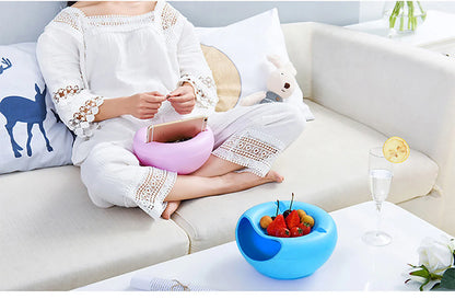 Snacks Bowl Creative Bowl Double Layer Dry Fruit Containers Snack Storage Box Sunflower Seed Nut Bowl With Shell Storage