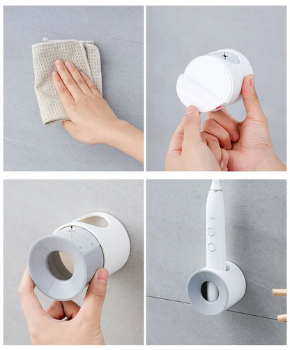 Electric Toothbrush Holder Wall Mount Toothbrush Organizer For Bathroom Accessories Toothbrush Stand Rack Tooth brush Holder
