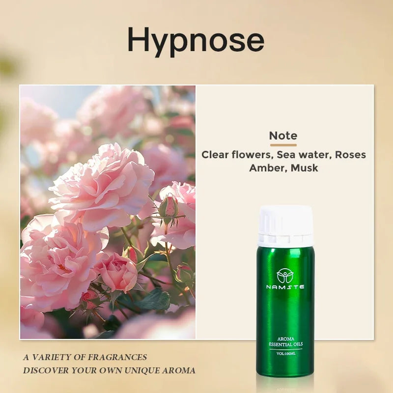 Aroma Diffuser Perfume Fragrance Oil Pure Scented Air Freshener for Scent Diffusers Namste 100ML Essential Oil Diffuser Natural