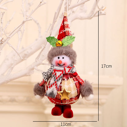 Christmas Ornaments Red Star Christmas Tree Pendant Xmas DIY New Year 2023 Party Gifts Noel Supply Navidad 2022 Home Decor