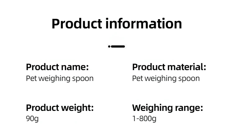 Pet Food Measuring Scoop LCD Electronic Precision Weighing Tool Dog Cat Food Spoon Scale Kitchen Food Scale With LED Display ﻿