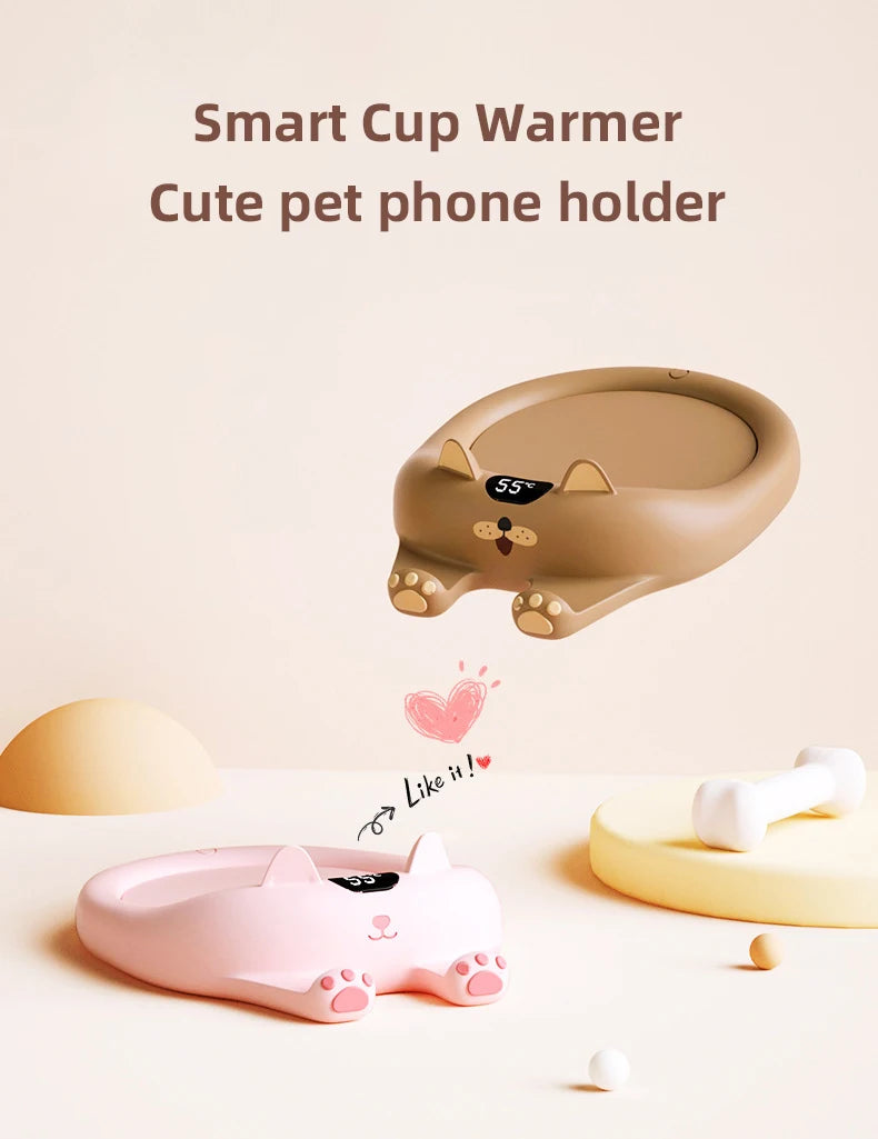 220V Cup Heater Coffee Mug Cup Mat Warmer Heating Pad for Home Office Milk Tea Coffee Heater Auto-off For Friends Gift