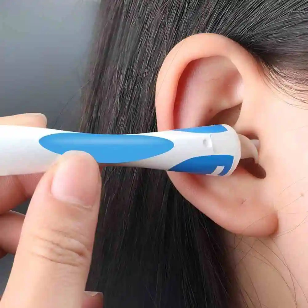 1Set Ear Wax Remover Tool Ear Cleaner with Soft Silicone 16 Replacement Tips Simply To Grab Extract Earwax  Health Care Tools
