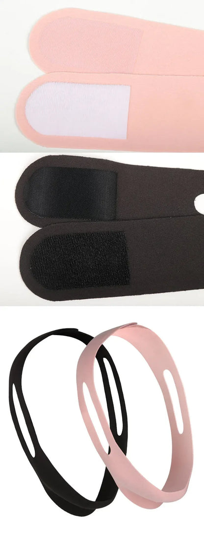 1pc Anti Snore Stop Snoring Chin Strap Belt Anti Apnea Jaw Solution Support Woman Man Health Sleeping Personal Health Care Tools