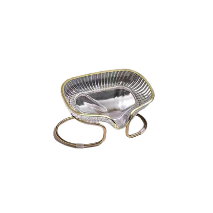 Bathroom Soap Dish Light Luxury Toilet Shower Soap Holder with Drain Water Soap Storage Case Tray Container Bathroom Gadgets