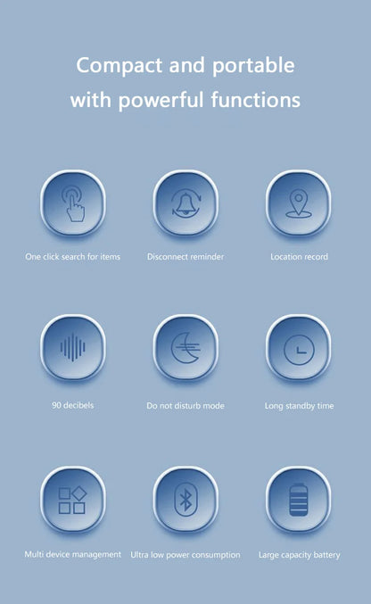 Xiaomi Mini Smart Anti-Lost Tracker Reminder For Pets Kids Bag Wallet 5G Bluetooth GPS Device Air Tag Finder Tracking Locator