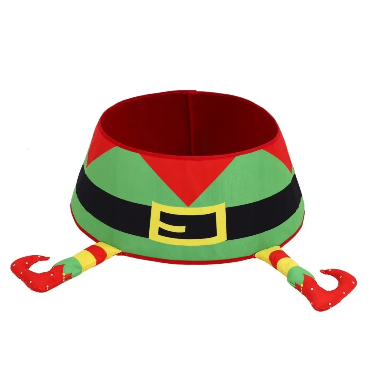 Christmas Tree Skirt, Red&Green Merry Christmas Tree Skirt Collar, Soft Christmas Holiday Indoor Decoration, Gifts for Friends