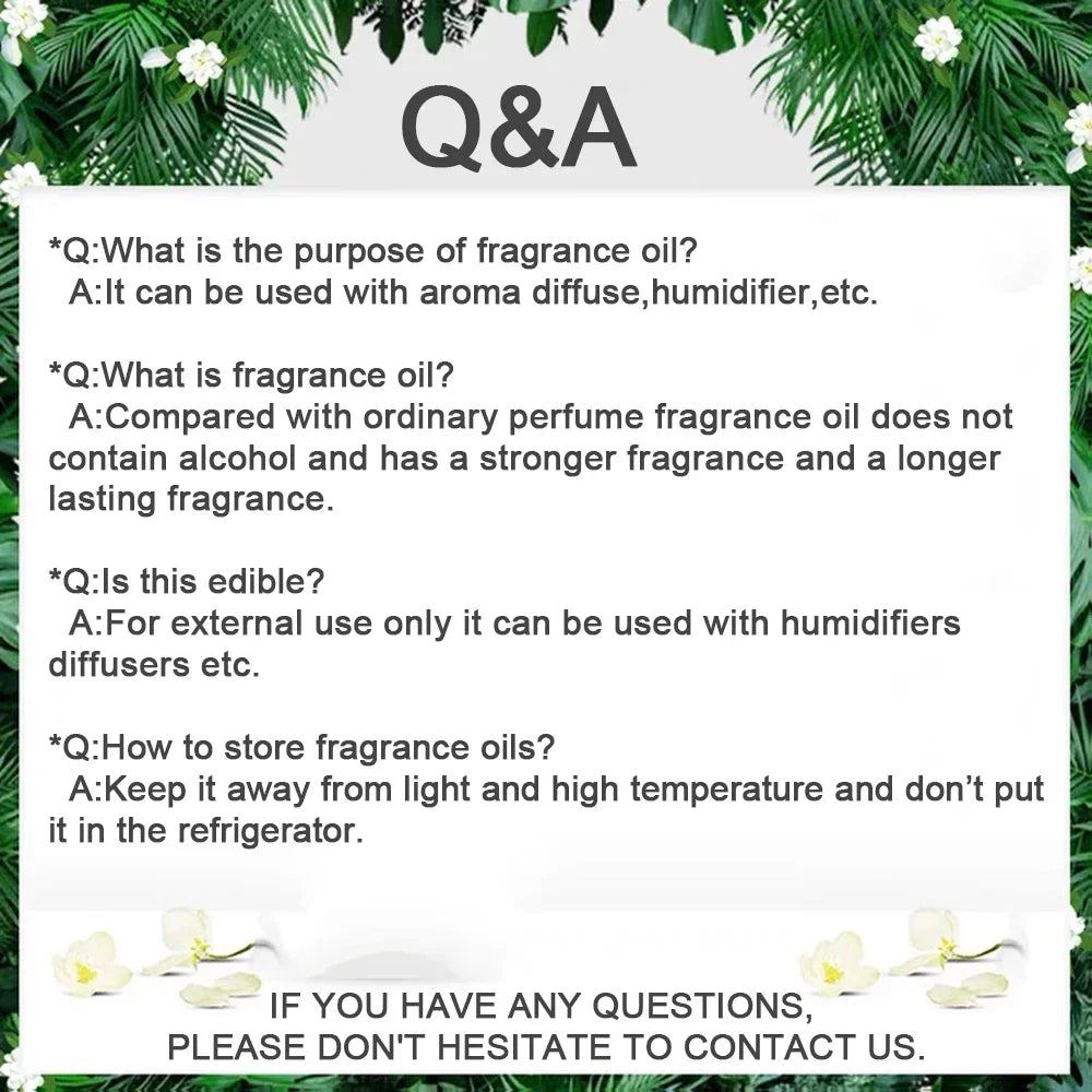 Aroma Diffuser Perfume Fragrance Oil Pure Scented Air Freshener for Scent Diffusers Namste 100ML Essential Oil Diffuser Natural