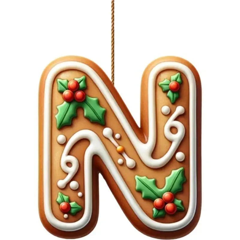 Christmas Ornaments DIY Decoration New Year Nativity Hanging Tree Holiday 26 Christmas Decoration Letters Navidad 2026 New
