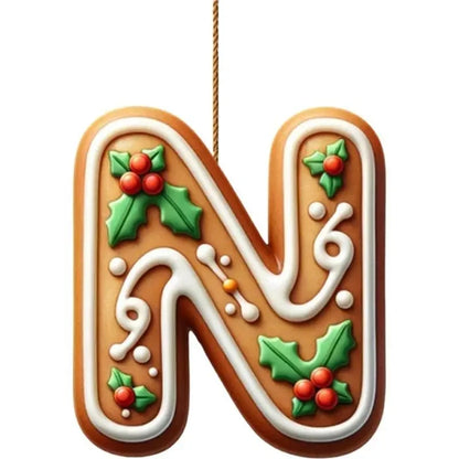 Christmas Ornaments DIY Decoration New Year Nativity Hanging Tree Holiday 26 Christmas Decoration Letters Navidad 2026 New