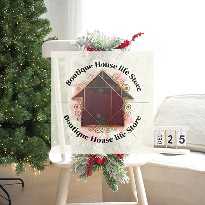 Christmas Staircase Decoration Wreath Party Gift Christmas Home Furnishing Decoration Prop Evening Party Dress Up Prop