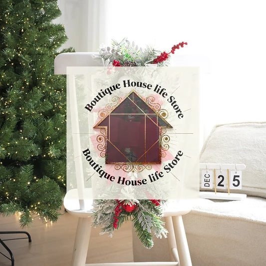 Christmas Staircase Decoration Wreath Party Gift Christmas Home Furnishing Decoration Prop Evening Party Dress Up Prop