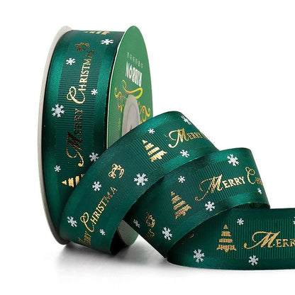 5m Christmas Decoration Christmas Tree Ribbon Pendant for Home Room Decor Gifts Packaging DIY New Year Decor Candy Box Ribbon