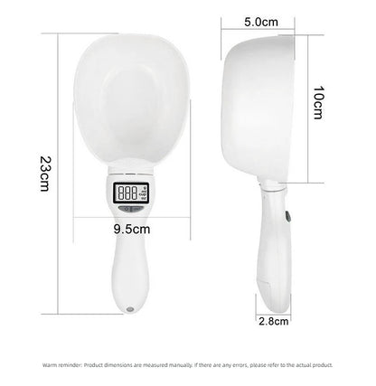 Pet Food Measuring Scoop LCD Electronic Precision Weighing Tool Dog Cat Food Spoon Scale Kitchen Food Scale With LED Display ﻿