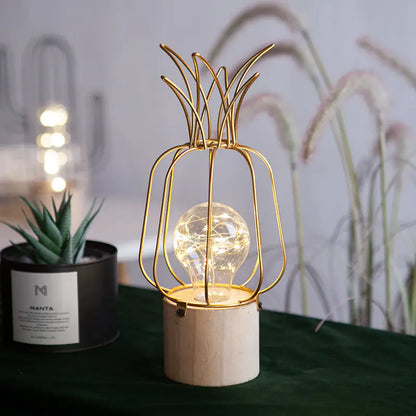 Pineapple and Cactus Decorative Night Lights