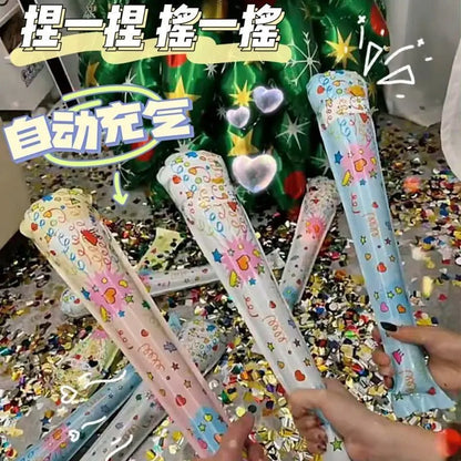 Inflatable Confetti Gun for Birthdays and New Year