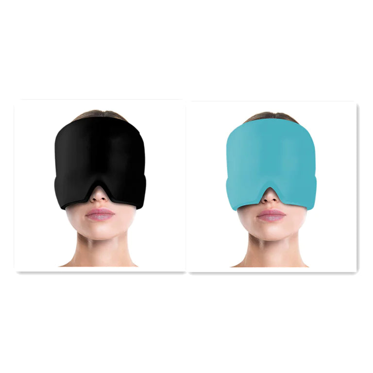 Ice Compress Headache Relief Eye Mask Hat