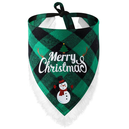 Lace Christmas Dog Scarf and Bandana for Pets