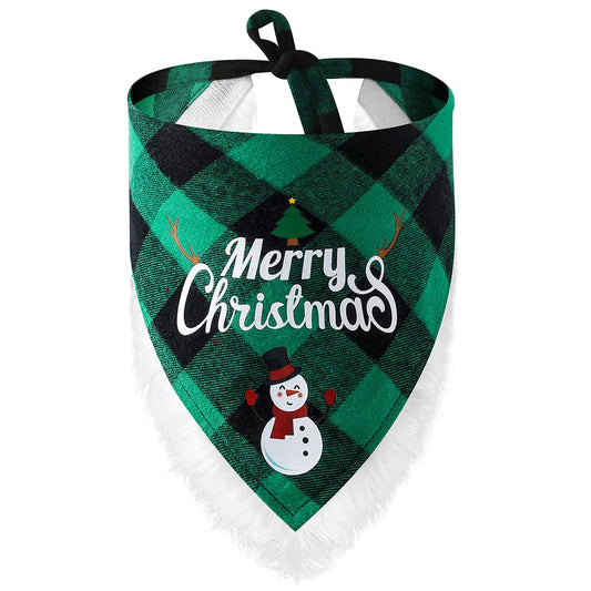 Lace Christmas Dog Scarf and Bandana for Pets