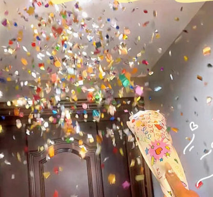 Inflatable Confetti Gun for Birthdays and New Year