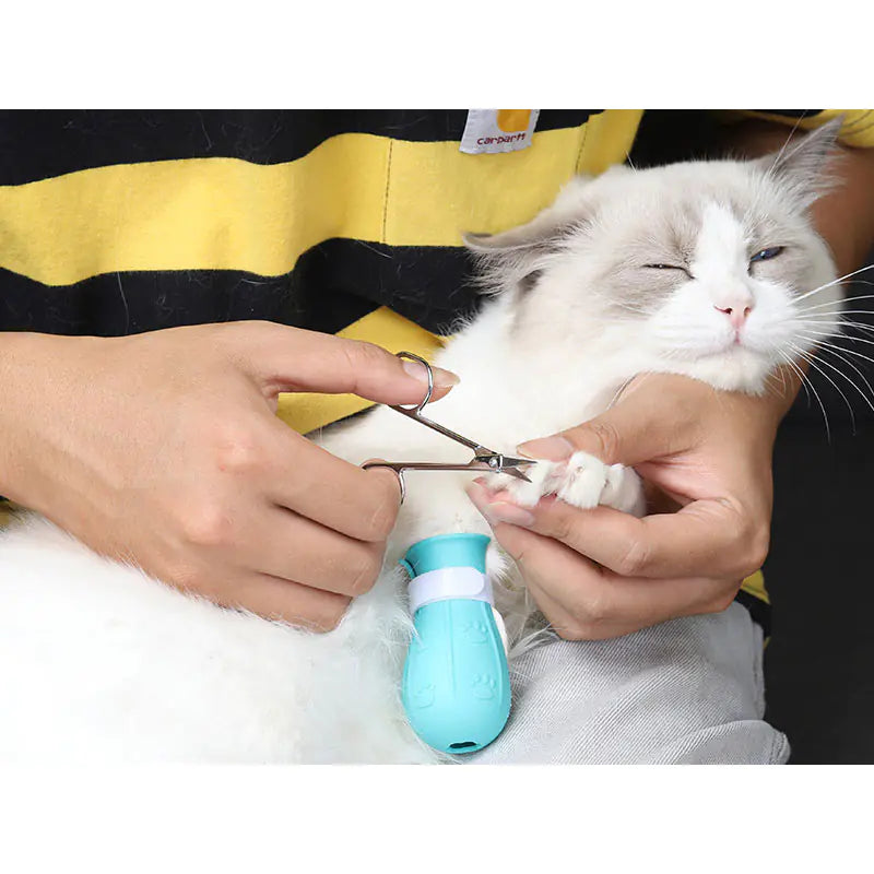 Adjustable Cat Paw Protector and Silicone Nail Cover