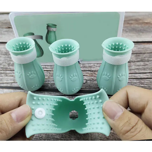 Adjustable Cat Paw Protector and Silicone Nail Cover